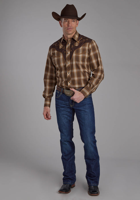 Men's Roper Vintage Long Sleeve Western Shirt