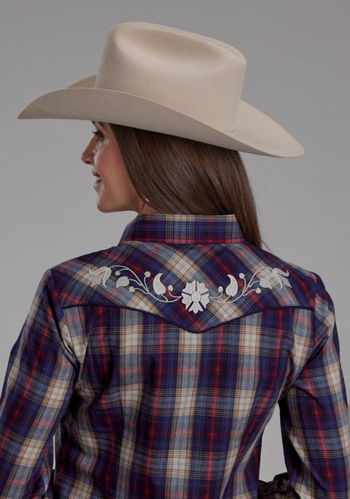 Women's Roper Vintage Long Sleeve Western Shirt w/ Embroidery