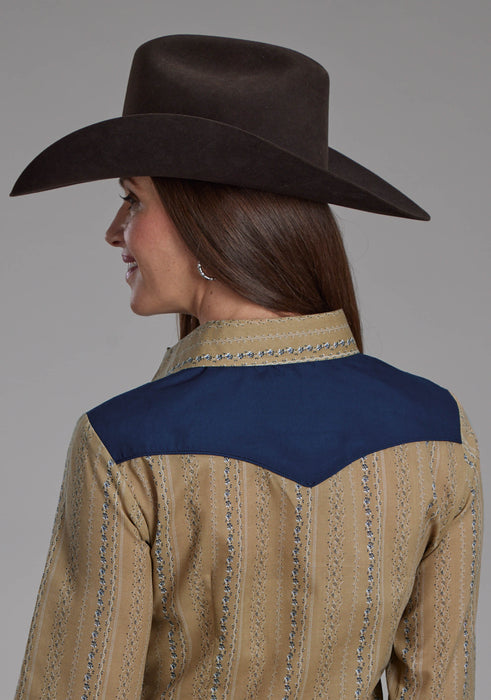 Women's Roper Vintage Long Sleeve Western Shirt w/ Embroidery