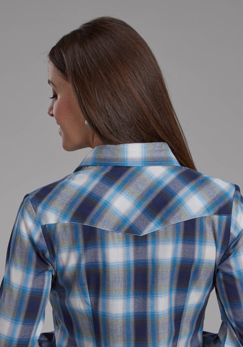 Women's Roper Plaid Long Sleeve Western Shirt