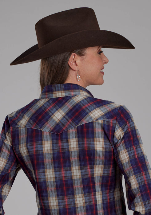 Women's Roper Plaid Long Sleeve Western Shirt