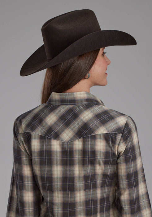 Women's Roper Plaid Long Sleeve Western Shirt