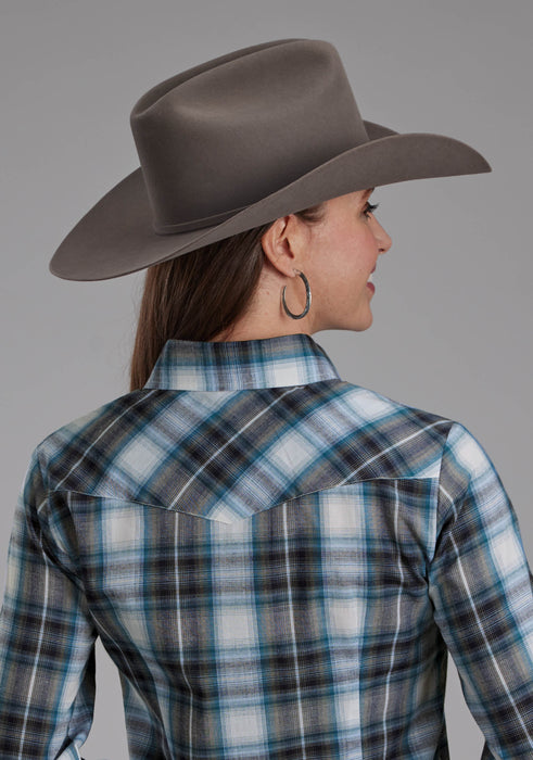 Women's Roper Plaid Long Sleeve Western Shirt