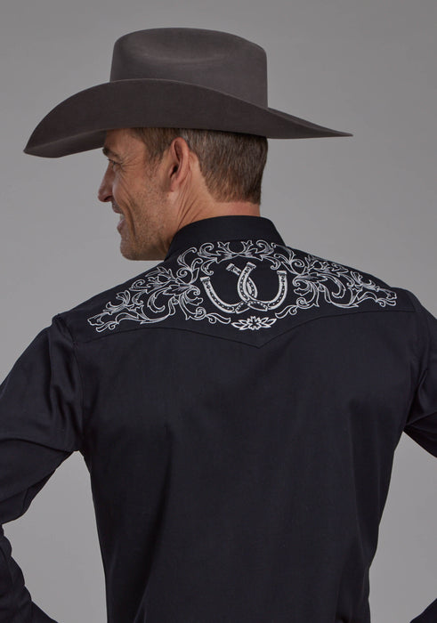 Men's Roper "Old West" Long Sleeve Western Shirt