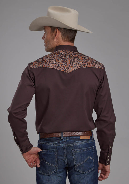 Men's Roper "Old West" Long Sleeve Western Shirt