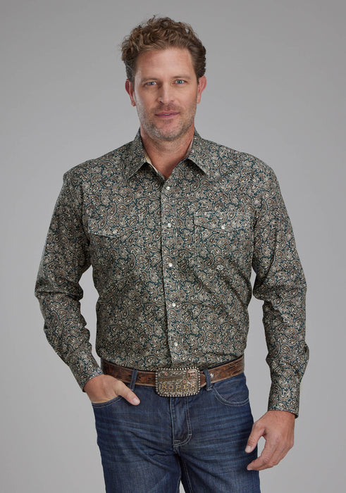 Men's Roper "Oak Forest" Long Sleeve Western Shirt