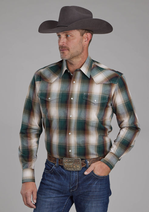 Men's Roper "Oak Forest" Long Sleeve Western Shirt