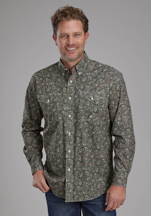 Men's Roper "Oak Forest" Long Sleeve Western Shirt