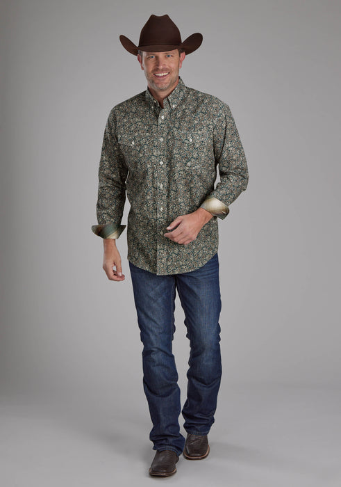 Men's Roper "Oak Forest" Long Sleeve Western Shirt