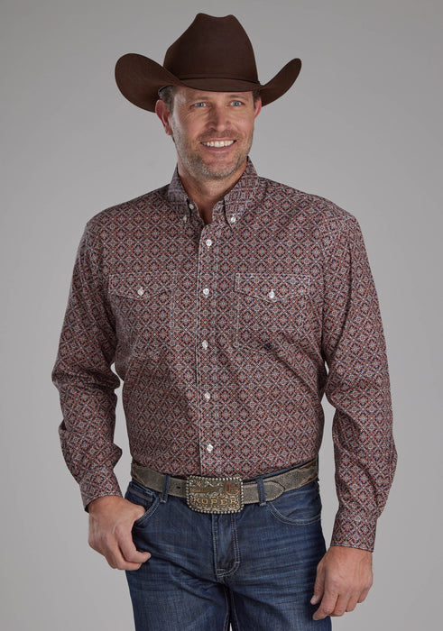 Men's Roper "Fall River" Long Sleeve Western Shirt