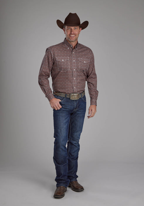 Men's Roper "Fall River" Long Sleeve Western Shirt