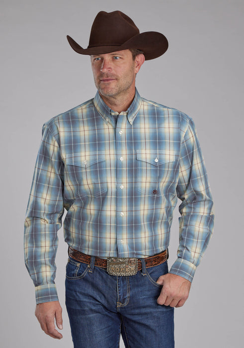 Men's Roper "Route 66" Long Sleeve Western Shirt