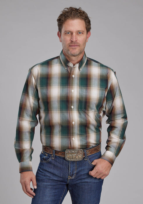 Men's Roper "Oak Forest" Long Sleeve Western Shirt