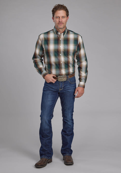 Men's Roper "Oak Forest" Long Sleeve Western Shirt