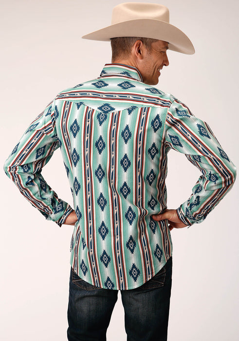 Roper Verde Stripe Long Sleeve Vintage Shirt