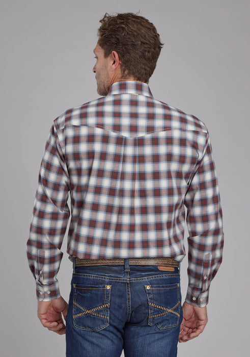 Men's Roper Performance Flex Long Sleeve Western Shirt