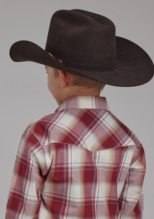 Boy's Roper "Route 66" Long Sleeve Western Shirt