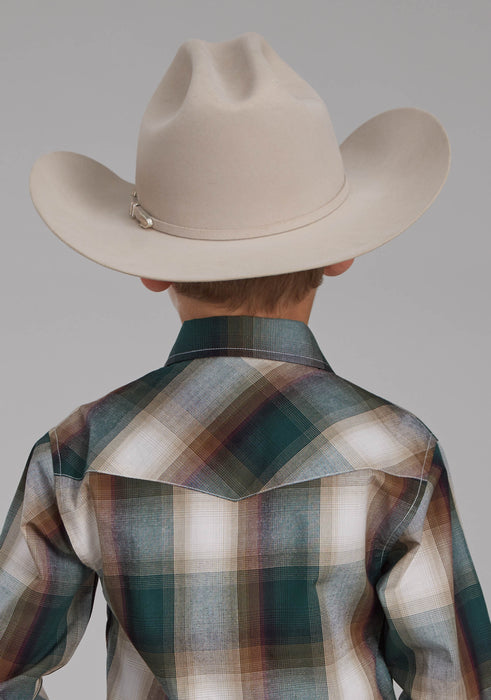 Boy's Roper "Oak Forest" Long Sleeve Western Shirt