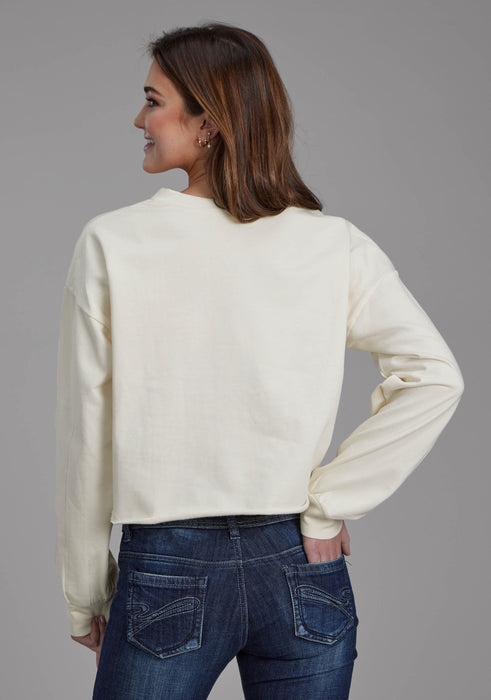 Women's Roper Cream Fleece Sweatshirt