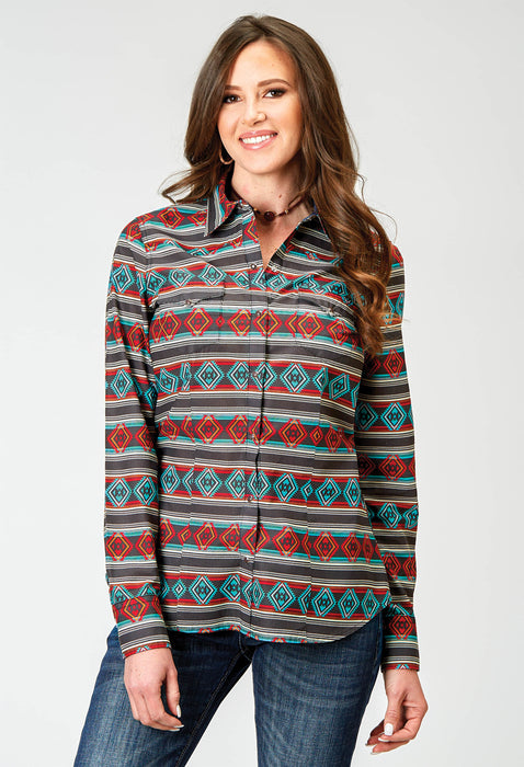 1898 AZTEC STRIPE PRINT