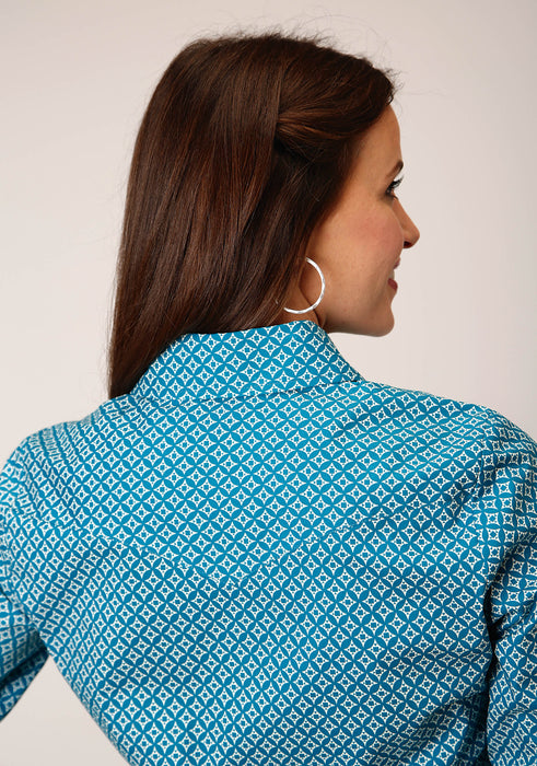 1670 DIAMOND PRINT - TURQUOISE