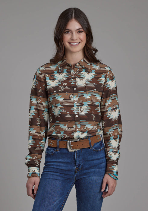 Women's Roper Aztec Long Sleeve Western Shirt