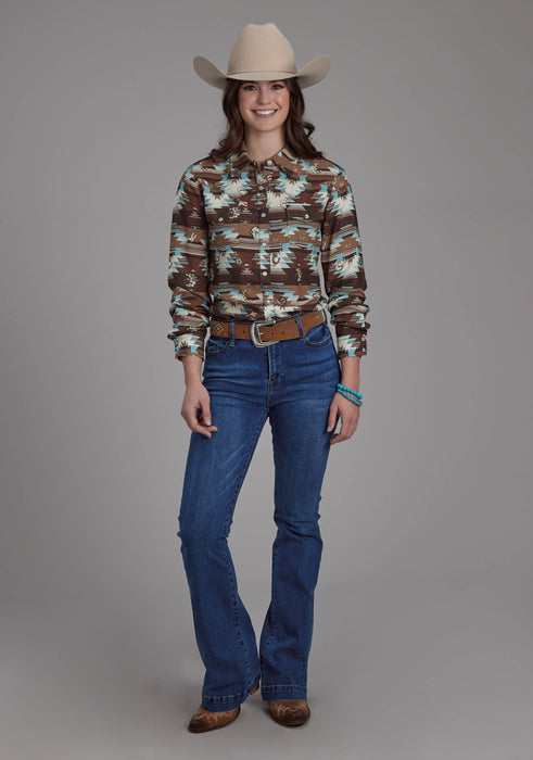 Women's Roper Aztec Long Sleeve Western Shirt