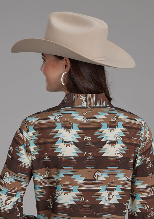 Women's Roper Aztec Long Sleeve Western Shirt