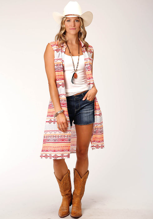 Roper Aztec Print Sleeveless Dress