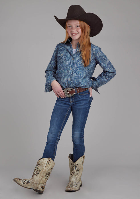 Girl's Roper "Fall River" Long Sleeve Western Shirt