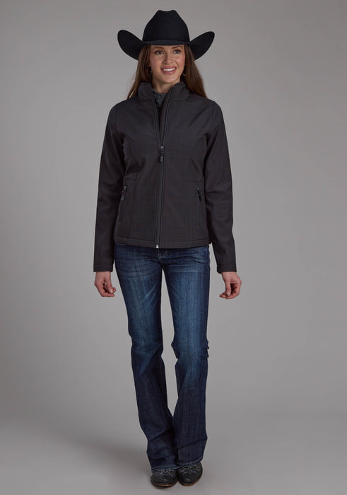 2252 CHARCOAL HEATHER W/BLACK FLEECE