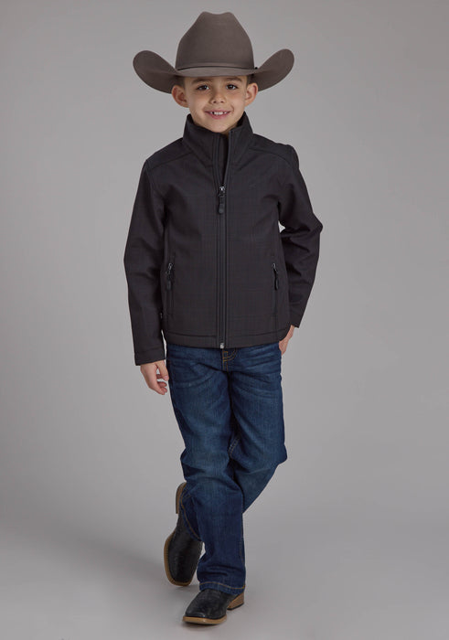 2252 CHARCOAL HEATHER W/BLACK FLEECE