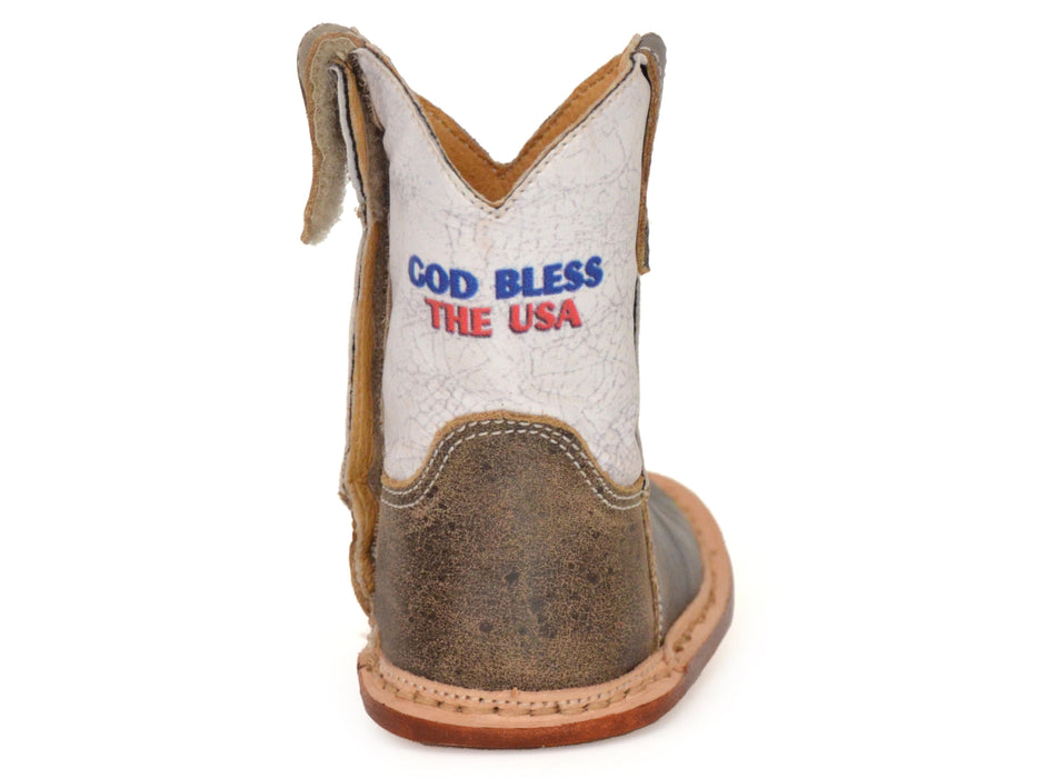 Roper Cowbabies "God Bless the USA" Infant Boot