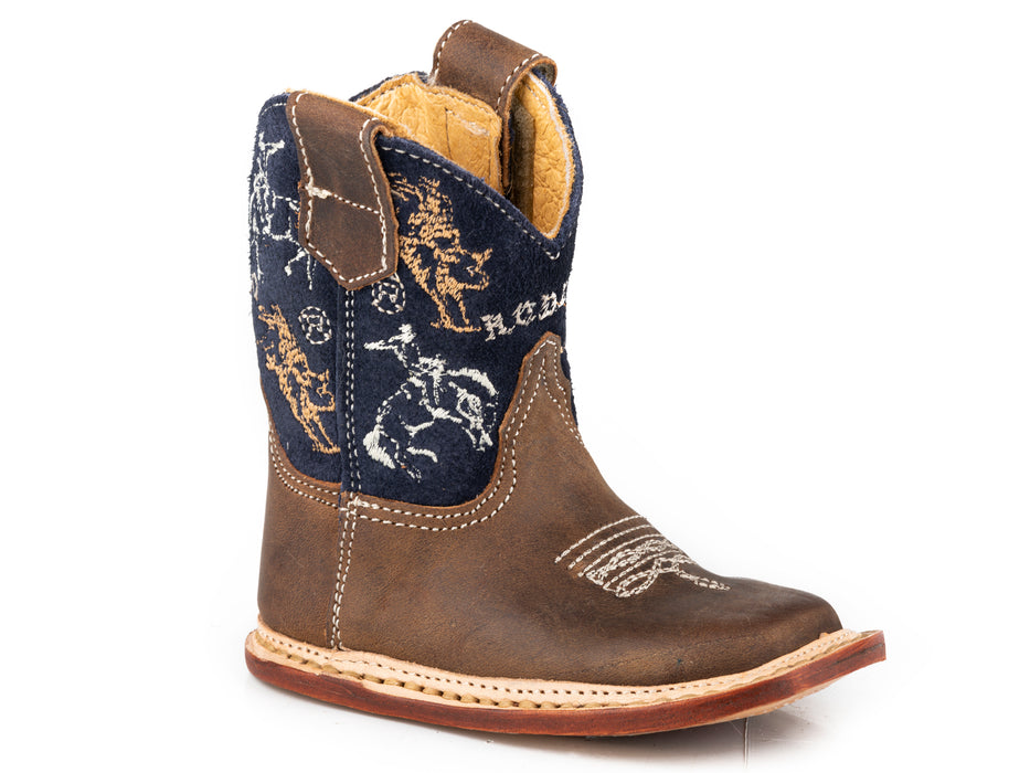 Roper Cowbabies "Rodeo" Western Square Toe Infant Boot