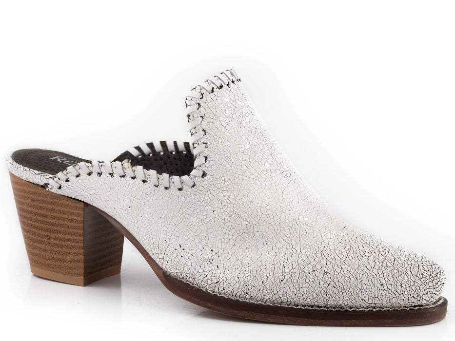 Roper White Crackled Mule