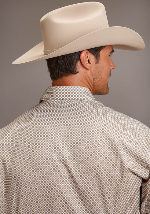 Stetson Brass Print Long Sleeve Shirt — Way Out West Trading Co