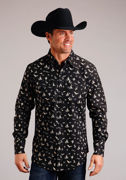 Men's Stetson "Conversation" Western Long Sleeve Shirt