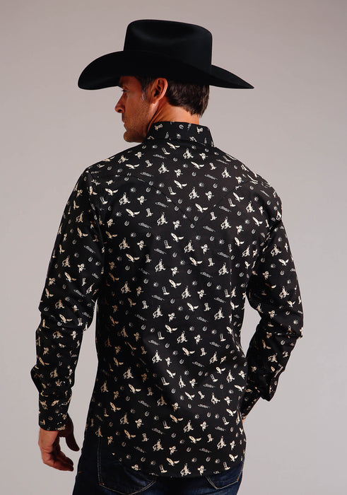 Men's Stetson "Conversation" Western Long Sleeve Shirt