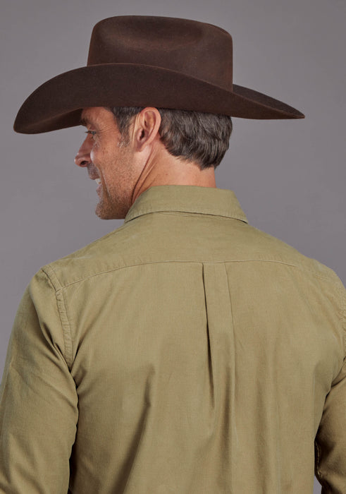 Men's Stetson Corduroy Long Sleeve Western Shirt