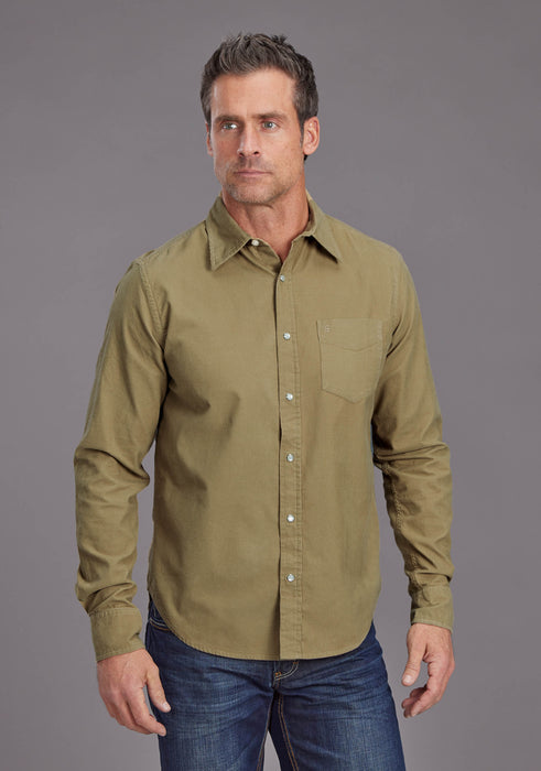 Men's Stetson Corduroy Long Sleeve Western Shirt