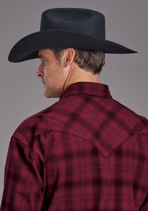 Men's Stetson Flannel Long Sleeve Western Shirt