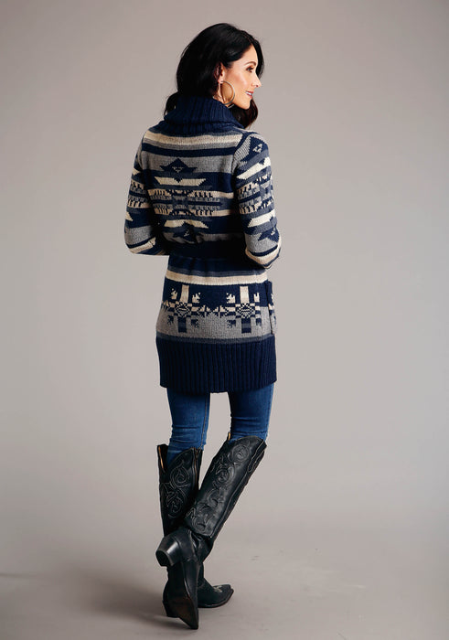 Women's Stetson Indigo Aztec Sweater