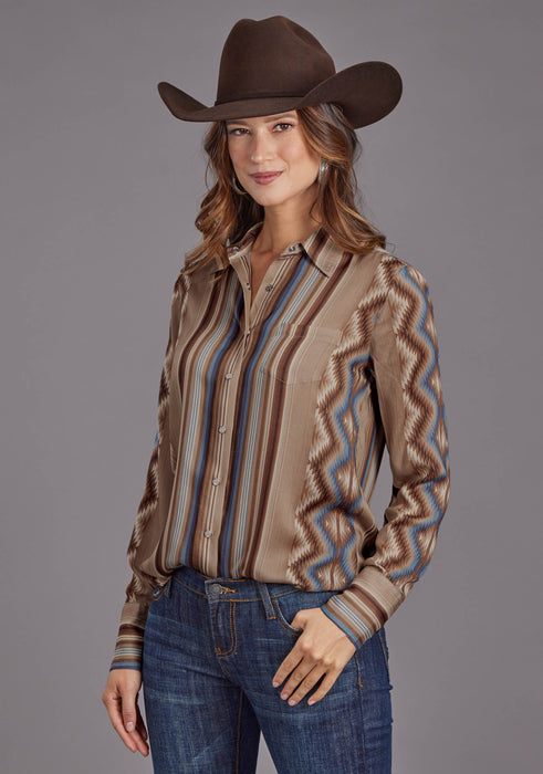 Women's Stetson "Sand Serape" Long Sleeve Western Blouse