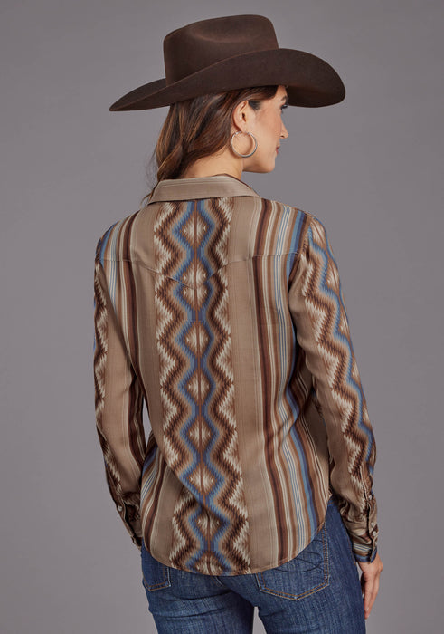 Women's Stetson "Sand Serape" Long Sleeve Western Blouse