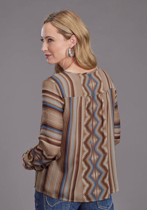 Women's Stetson "Sand Serape" Western Blouse