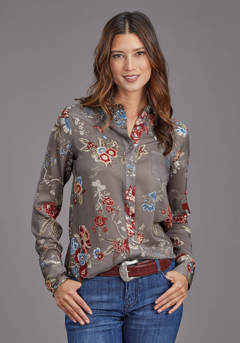 Women's Stetson "Vintage Tapestry" Long Sleeve Western Blouse