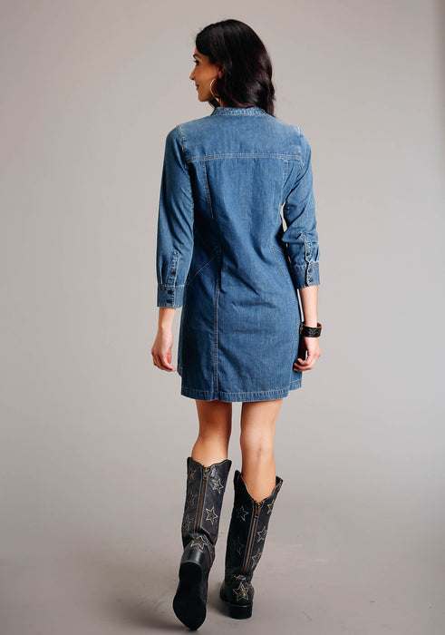 Women's Stetson Blue Denim Dress