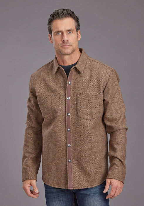 2301 WOOL BLEND HERRINGBONE