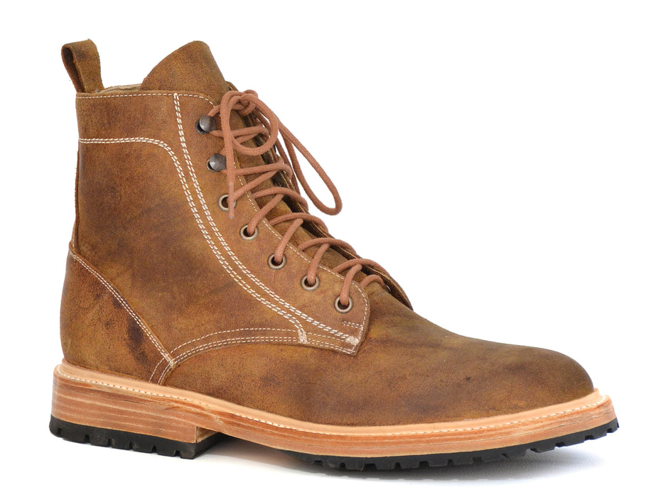 Stetson Vintage Brown Lace Up Chukka