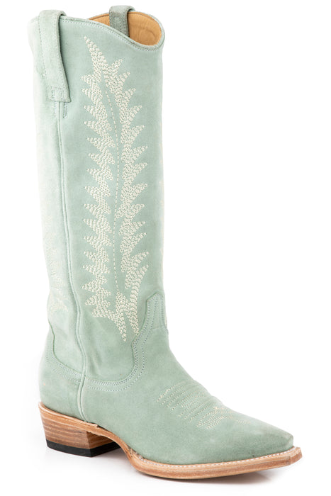 Women's Stetson Aqua Suede Snip Toe Boot